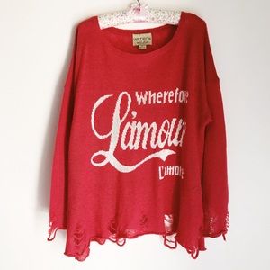 Like New Wildfox L’amour Lennon Sweater